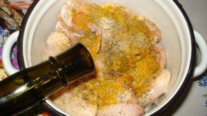 Шашлык из куриных крыльев (маринад)