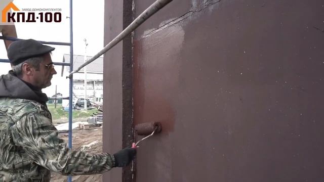 Строительство мансардного дома 85 кв м  от КПД100