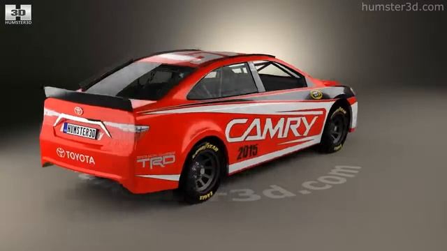 Toyota Camry NASCAR 2015 by 3D model store Humster3D.com смотреть онлайн