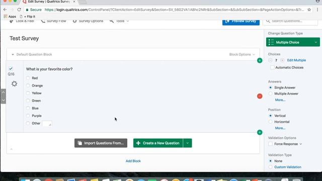 Multiple Choice Questions in Qualtrics смотреть онлайн