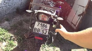 БАГАЖНИК НА МОТОЛЕНД XR 250 ENDURO. ОПТИКА ПОД H4 ДЛЯ ИЖА.