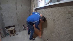 Утепление промерзающей стены в ванной под плитку!