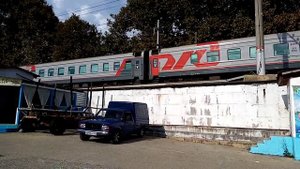 2ЭС4К-089 с пассажирским поездом 461 Уфа - Адлер.