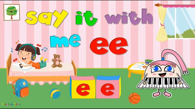 Long Vowel ee - English4abc - Phonics song смотреть онлайн