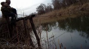 Супер открытие сезона, рыбалка на реке Сал. ростовская область! Макс поймал две рыбки, счастье !!!