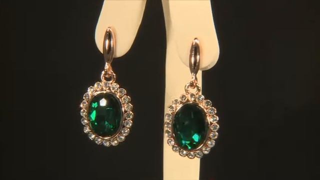 Shop & Show (украшения). [000-301] Серьги «Изумрудная сказка» (000301)