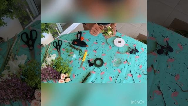 Составление аксессуаров из живых цветов смотреть онлайн