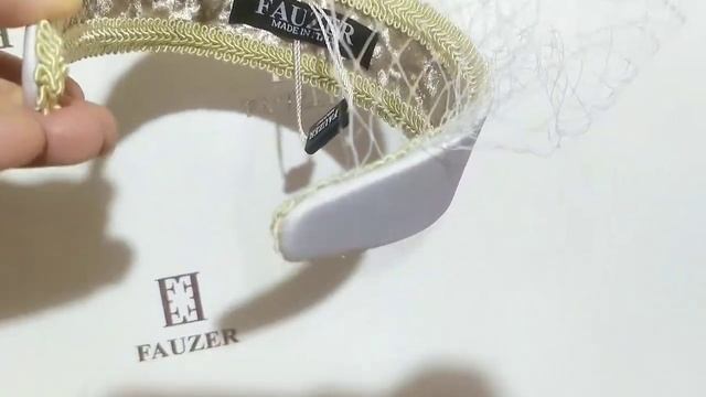 Белый ободок с вуалью женский Fauzer.ru смотреть онлайн