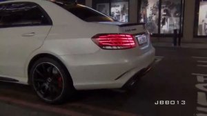 Mercedes E63 AMG такого выхлопа вы НЕ СЛЫШАЛИ!