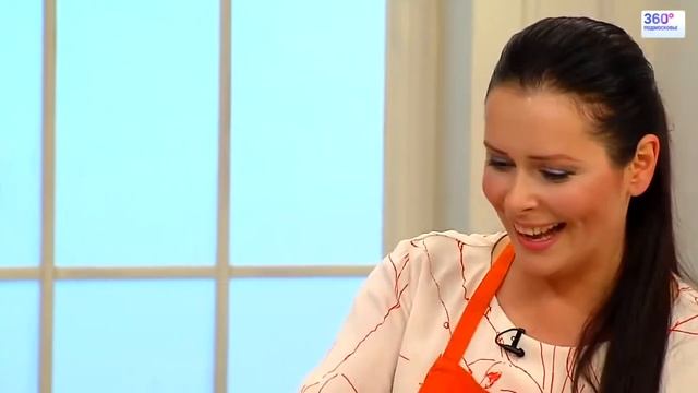 Вкусно с Оксаной Сташенко - 90. Печенье курабье . ТВ 360. смотреть онлайн