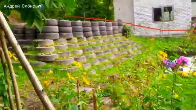 ПАРКОВКА ИЗ НАТУРАЛЬНОГО КАМНЯ НА ДАЧЕ СВОИМИ РУКАМИ --- УКРЕПЛЕНИЕ СКЛОНА ЗЕМЛИ ПОКРЫШКАМИ НА ВЕКА смотреть онлайн