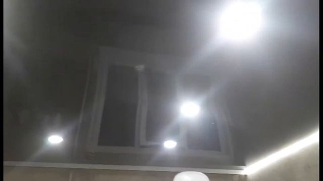 Парящий натяжной потолок со светильниками смотреть онлайн