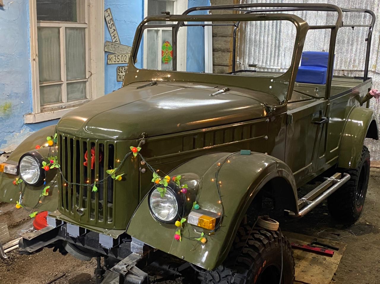 Новые шины и диски для ГАЗ 69 и многое другое#Газ-69 custom#Old Soviet Gaz-69 Restoration смотреть онлайн