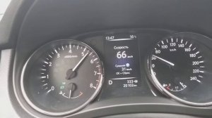 Nissan Qashqai 2.0 AT 144 лс разгон 0-100 . За 9.5 секунд