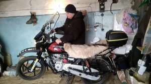 МОНТАЖ ТЕРМОПАРЫ И ДАТЧИКА Т-ры ЦПГ :BAJAJ BOXER.