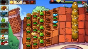 РАСТЕНИЯ против ЗОМБИ или PLANTS vs ZOMBIES  Серия 25  Зомби на крыше