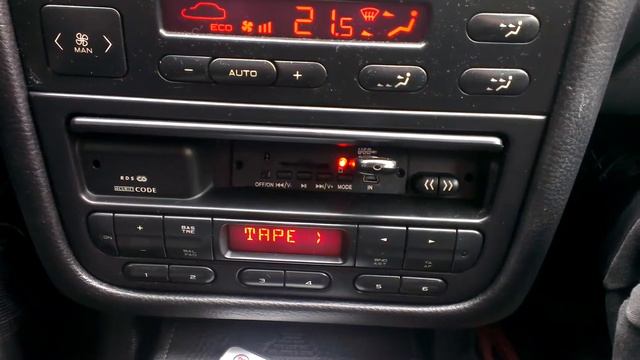 Peugeot 406. Апгрейд кассетной магнитолы Philips. смотреть онлайн