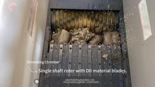 Одновальцовый измельчитель (Single Shaft Shredder) Шредер с одним валом (Shredder With A Single Shaf