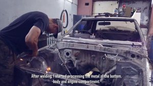 Этот парень мастерски восстановил старую TOYOTA MARK 2 GX71 сделано у нас