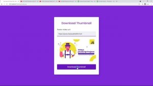 [Demo] Download Any YouTube Video Thumbnail using HTML CSS JavaScript & PHP