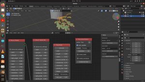 Mtree node version  use with blender 2.93+ แอดออน สร้างต้นไม้ ฟรี โคตรเทพ