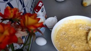 Тыквенный пирог с творожным сыром.