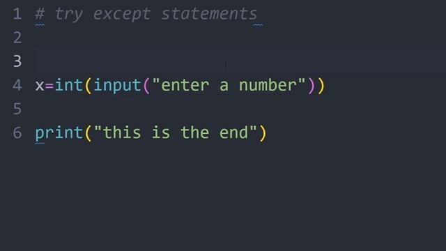 Try And  Except Statements| Python Tutorial For Beginner's #15
