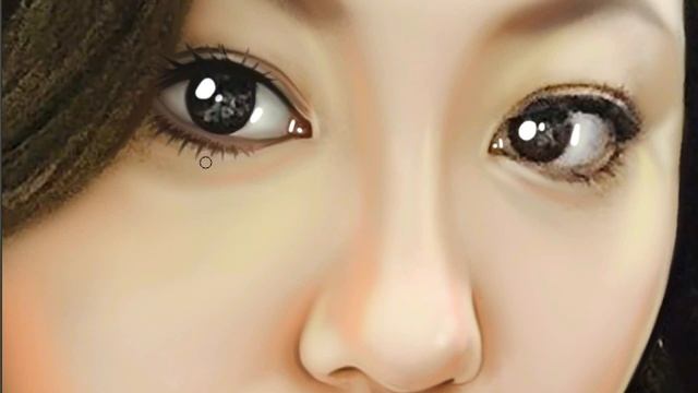 Рисуем портрет Японки на планшете по фото смотреть онлайн