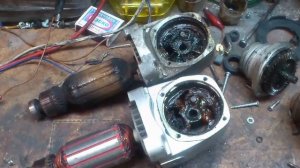 Собираем одну болгарку из двух. Ремонт болгарки PIT.