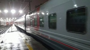 Пассажирский поезд: #015Й Москва - Волгоград. Павелецкий Вокзал.