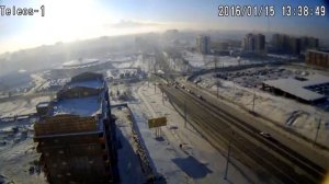 Братск, 12 месяцев Time-Lapse, строительство дома