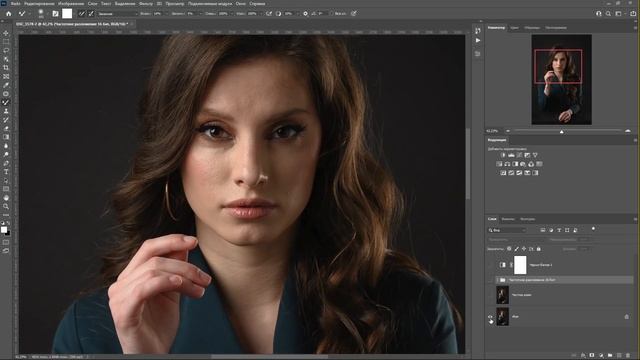 Пошаговая ОБРАБОТКА женского ПОРТРЕТА в Photoshop 2022. Личный метод ретуши.