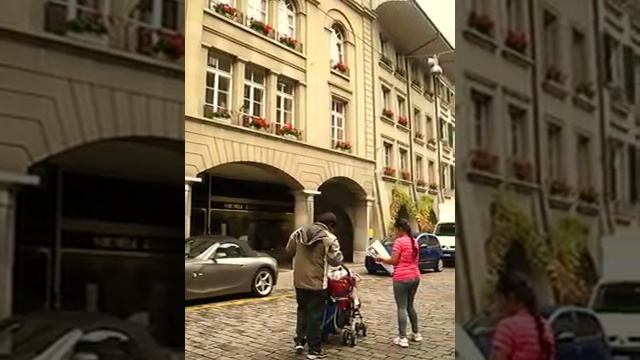 On the streets of Bern. Switzerland..mp4