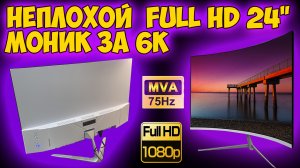 ✅Неплохой 24" Монитор Full HD с OZON за 6К