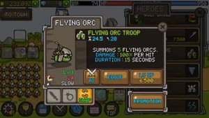 HOW TO GET ORC BAND AND FLYING ORC- in grow castle