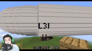 Minecraft WW1 Trench Map build | Added the Zeppelin Airship!