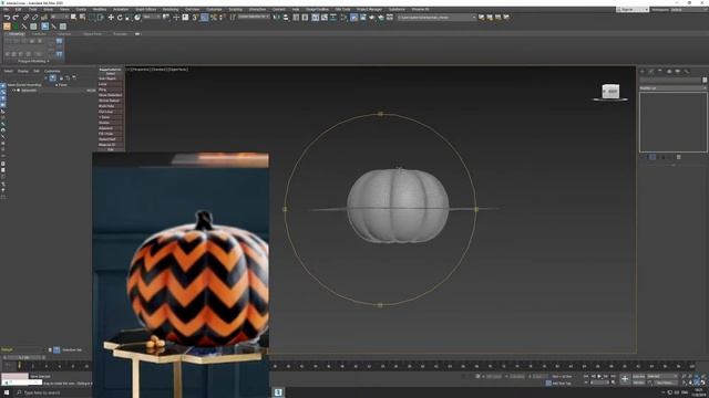 Создание тыквы в 3ds max. Моделирование интерьера смотреть онлайн