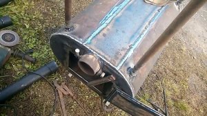бюджетная дровяная печь в палатку