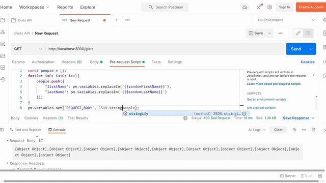 Postman : Fake Data ด้วย Dynamic Variable, Lodash and Mockaroo смотреть онлайн