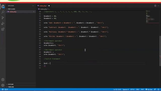 PHP Tutorial for beginners | Learn PHP in One Video | Basic PHP Course