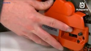 Бензопила Husqvarna - установка шины и цепи