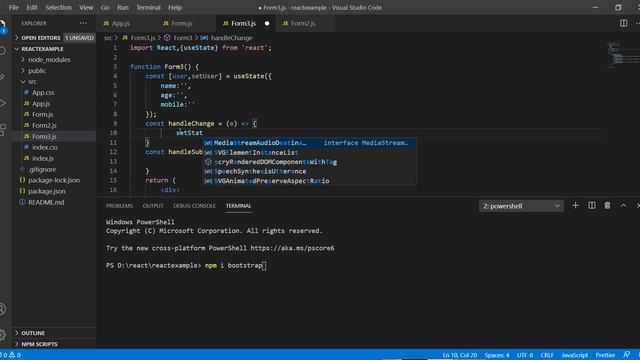 React Input Form usestate onChange in Hindi Tutorials смотреть онлайн
