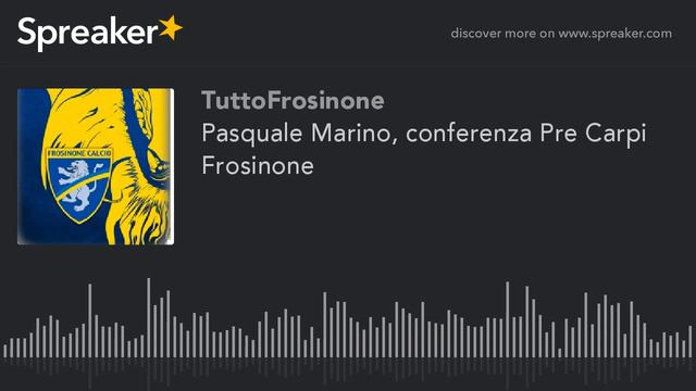 Pasquale Marino, conferenza Pre Carpi Frosinone смотреть онлайн