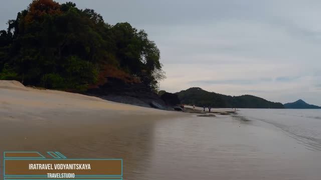 МАЛАЙЗИЯ ОСТРОВ ЛАНГКАВИ ПЛЯЖ ТЕНГАХ. ПРИЛИВЫ И ОТЛИВЫ ⛱️ PANTAI TENGAH BEACH LANGKAWI MALAYSIA.