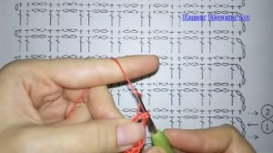 Двойная филейная сетка крючком - Мастер-класс + модель