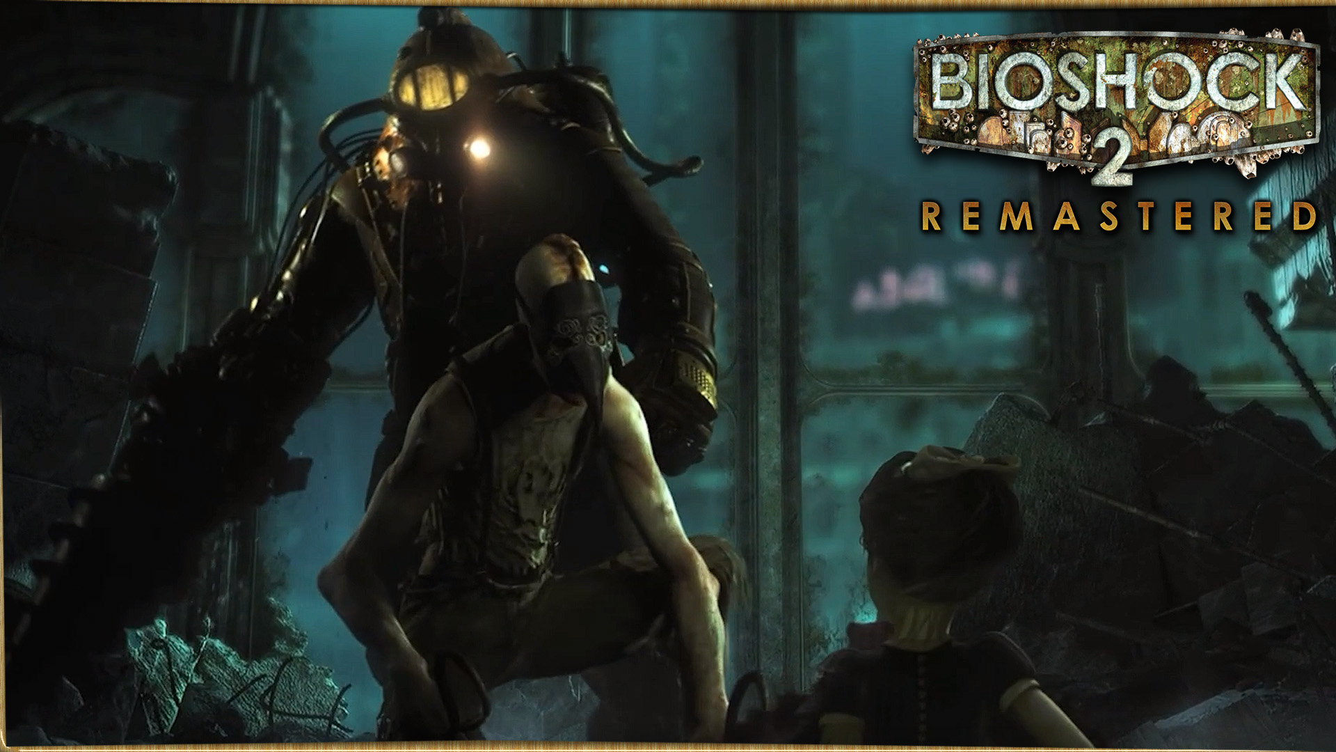 Bioshock remastered трейнер. Bioshock 2 Remastered. Ремастеред 2 Биошка. Биошок большой папочка.