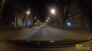 Видеорегистратор с радар-детектором MIO MIVUE i90 - ночная съёмка