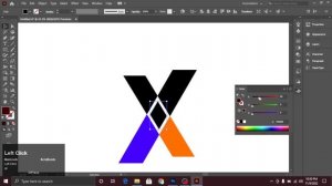 X latter logo design illustrator and photoshop tutorial | huraira graphics