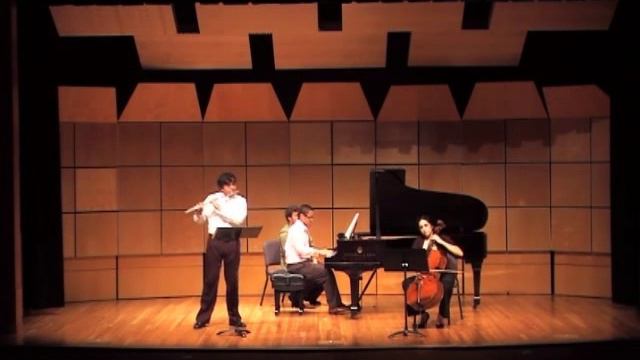 Weber Trio g-moll for flute, cello and piano Luis Bautista смотреть онлайн