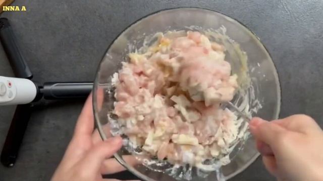 Легкий рецепт из куриного филе Очень вкусно, будете часто готовить #куриноефиле #куриныекотлеты